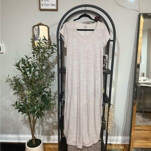 Ruff Hewn Women's Cream Maxi Dress